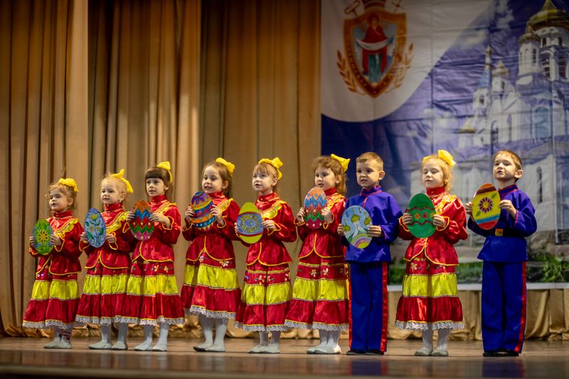 В городском дворце культуры завершился третий конкурсный день XII епархиального фестиваля «Пасха Красная 2026»