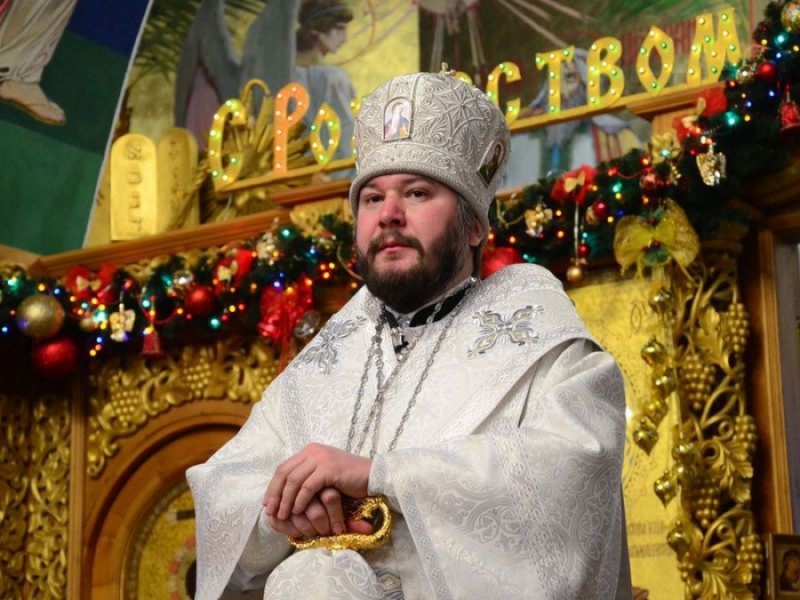 В день празднования Рождества Христова епископ Симон возглавил великую вечерню в Покровском кафедральном соборе г. Шахты