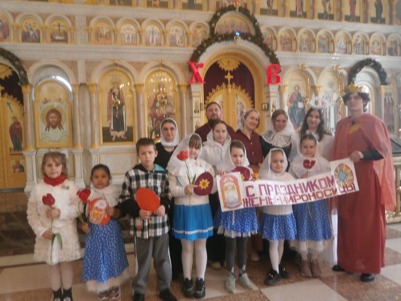 В воскресной школе «Держава» прошёл концерт-спектакль в праздник жён-мироносиц