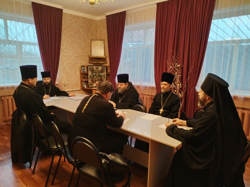 Состоялось собрание священнослужителей Нижнедонского благочиния 