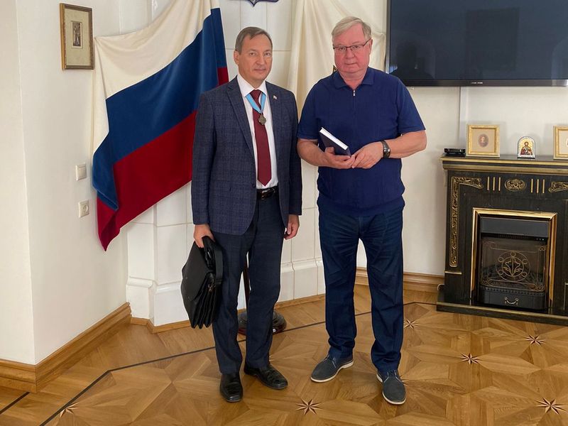 Председатель ИППО Сергей Вадимович Степашин принял древлехранителя Шахтинской епархии