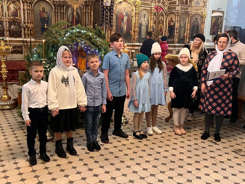 Рождество в воскресной школе Донецкого Успенского Архиерейского подворья