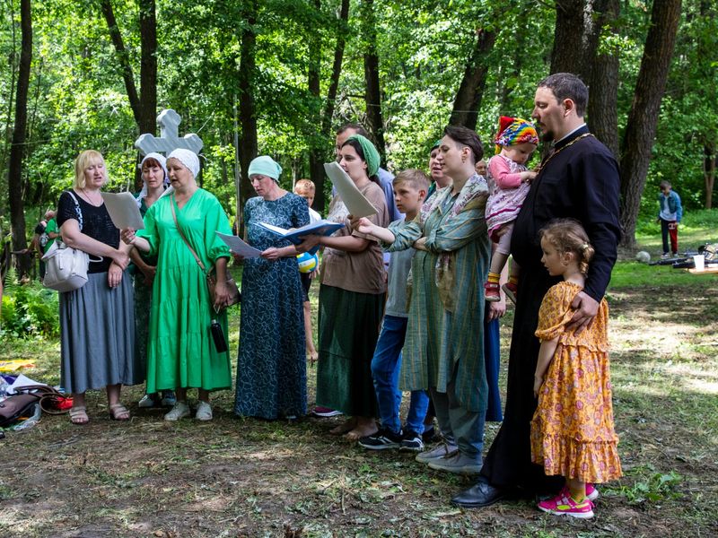 Крестный ход в день Святой Троицы