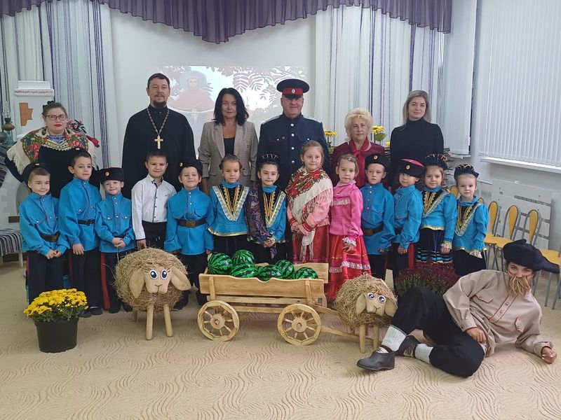 В детском саду «Сказка» хутора Пигаревского прошла﻿ встреча со cвященником
