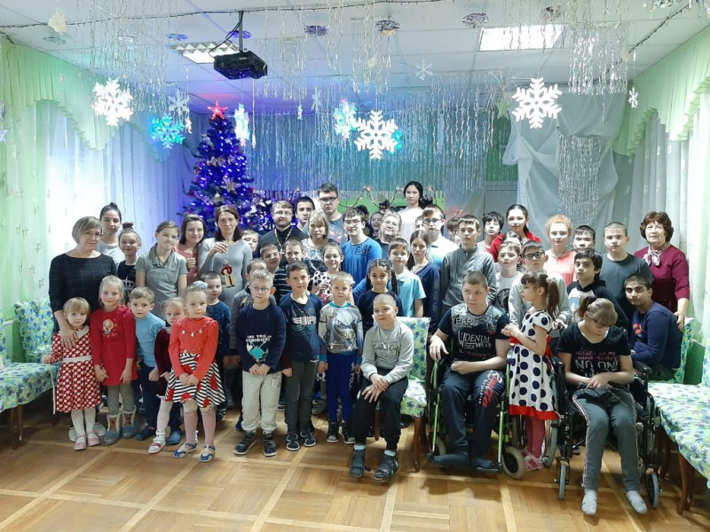В реабилитационном центре «Добродея» для детей и подростков с ограниченными возможностями здоровья г. Шахты прошло мероприятие, посвященное Рождеству Христову