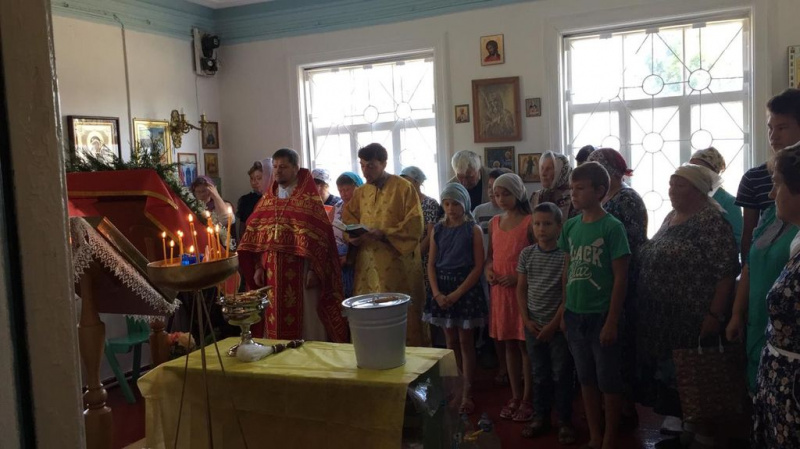 Престольный праздник в честь великомученика и целителя Пантелеимона отметили жители х. Павловка и с. Киселево соборным богослужением