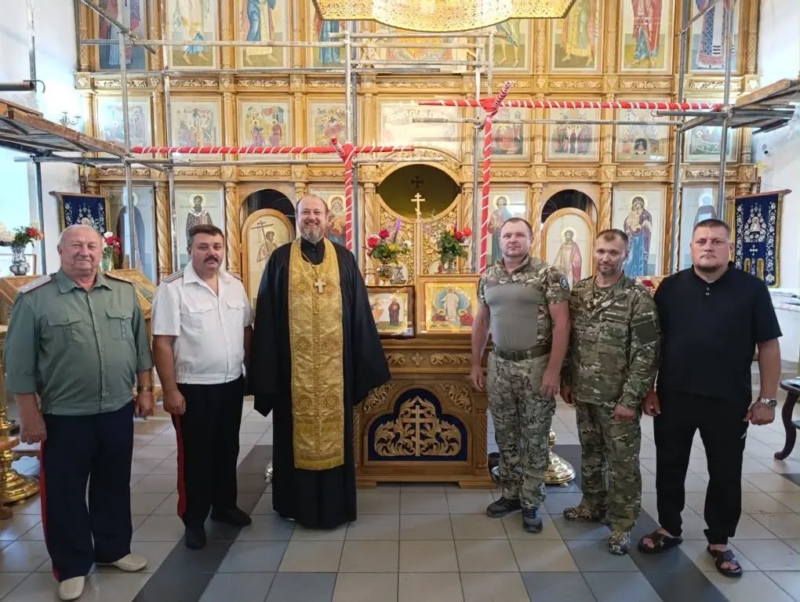 Духовник станицы Мало-Несветаевской провёл беседу с казаками