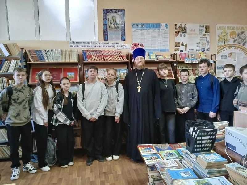 Открытый урок «Значение книги в жизни человека» в станице Советской