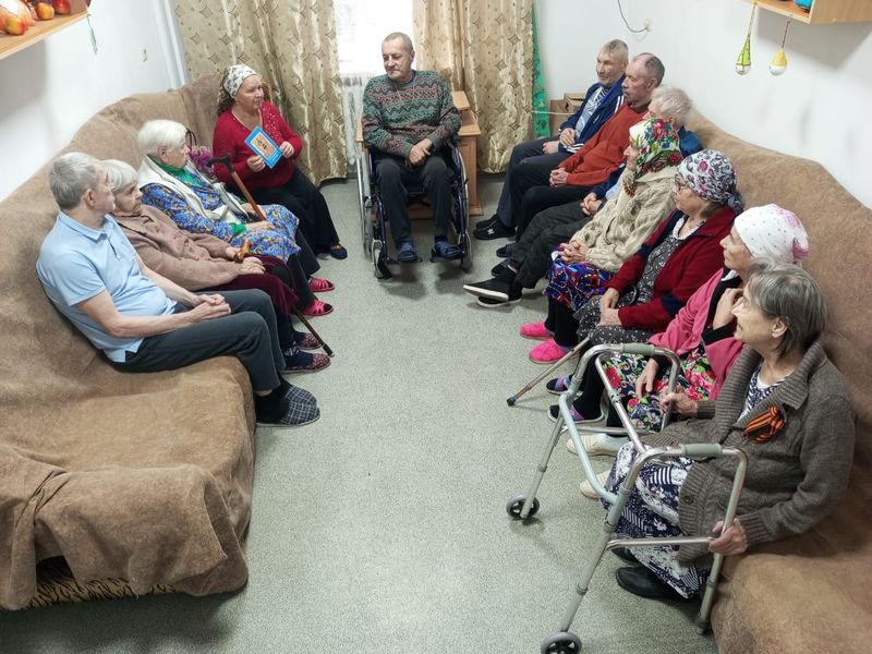 «Воспоминание чуда Архистратига Михаила» в доме престарелых поселка Садовый