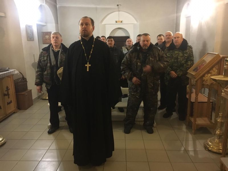 Традиционная встреча с казаками