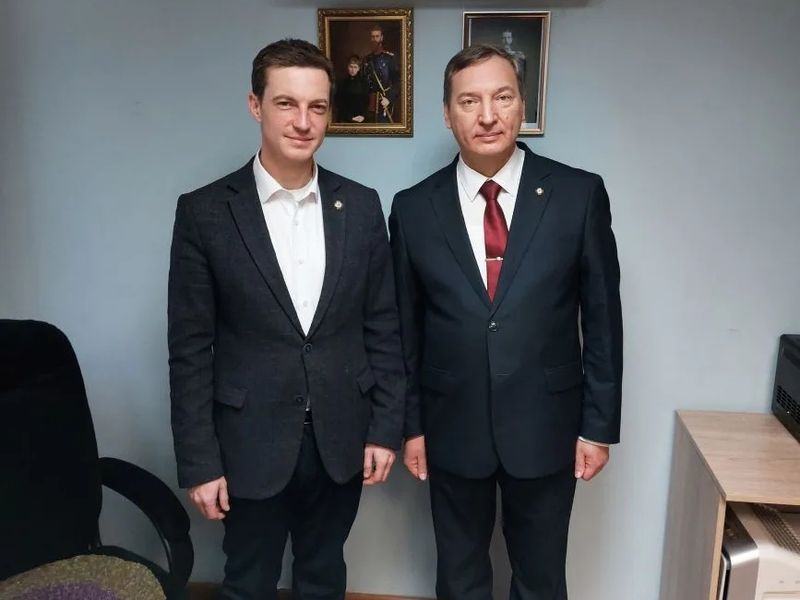 Состоялась встреча епархиального древлехранителя и управляющего делами Императорского Православного Палестинского Общества