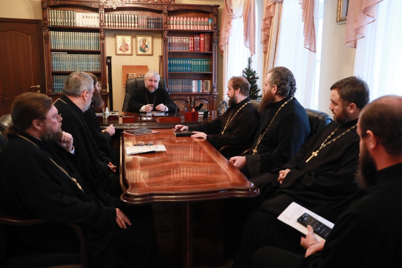 Преосвященнейший епископ Симон возглавил итоговый в 2023 году Епархиальный совет