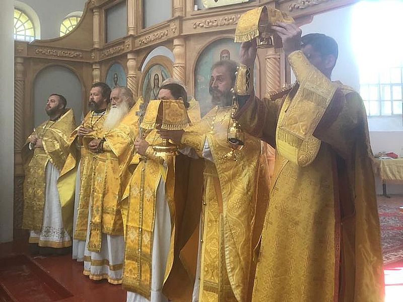  Престольный праздник в храме святителя Тихона задонского станицы Кривянской