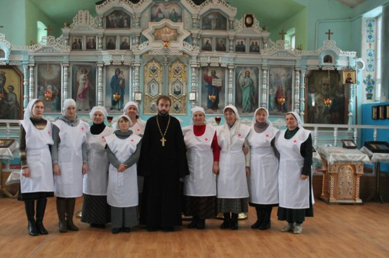 В храме Архангела Михаила пос. Каменоломни состоялось совещание сестер Марфо-Мариинского Сестричества