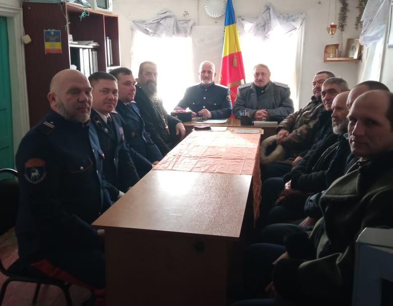 Иерей Павел Лукошкин принял участие в работе юртового совета атаманов Глубокинского юрта
