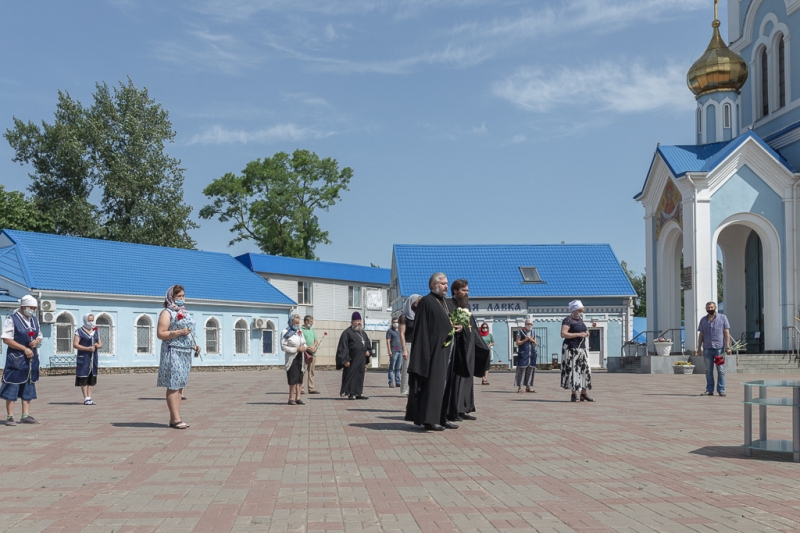 Преосвященнейший епископ Симон принял участие в Общероссийской минуте молчания, посвященной скорбной дате начала Великой Отечественной войны