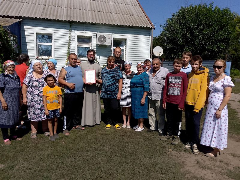 Праздник Преображения Господня в селе Лысогорка