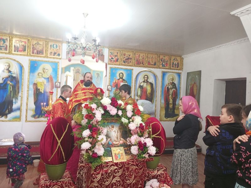 В воскресной школе прошёл урок, посвящённый иконе «Уверение Фомы»