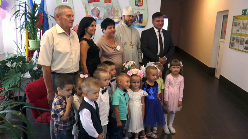Иеромонах Димитрий (Яроцкий) принял участие в торжествах по случаю годовщины открытия детского сада в г. Миллерово