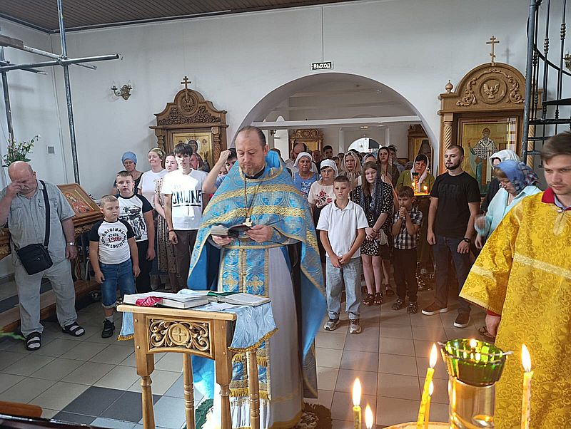 Благословение детей на новый учебный год в Новошахтинске