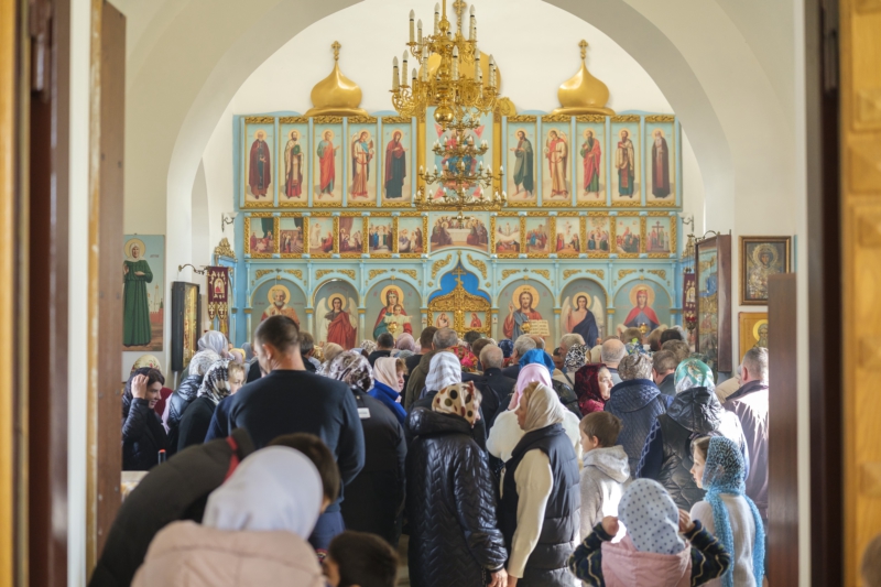В храме Покрова Пресвятой Богородицы слободы Никольской отметили престольный праздник