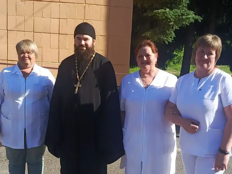 В хуторе Токмацкий освятили отделение психоневрологического диспансера