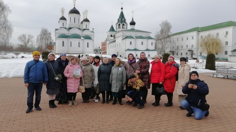 Паломническим отделом Шахтинской епархии проведена поездка по маршруту Дивеево – Муром – Владимир – Боголюбово – Москва – Оптина Пустынь – Задонск