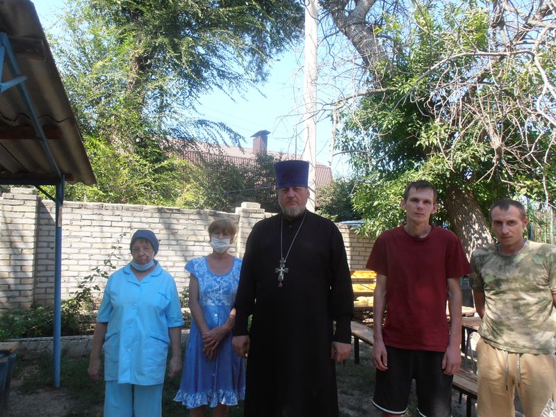 Беседа с пациентами туберкулёзного диспансера