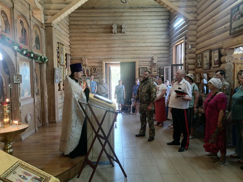В кадетском корпусе состоялся молебен о даровании победы русскому воинству