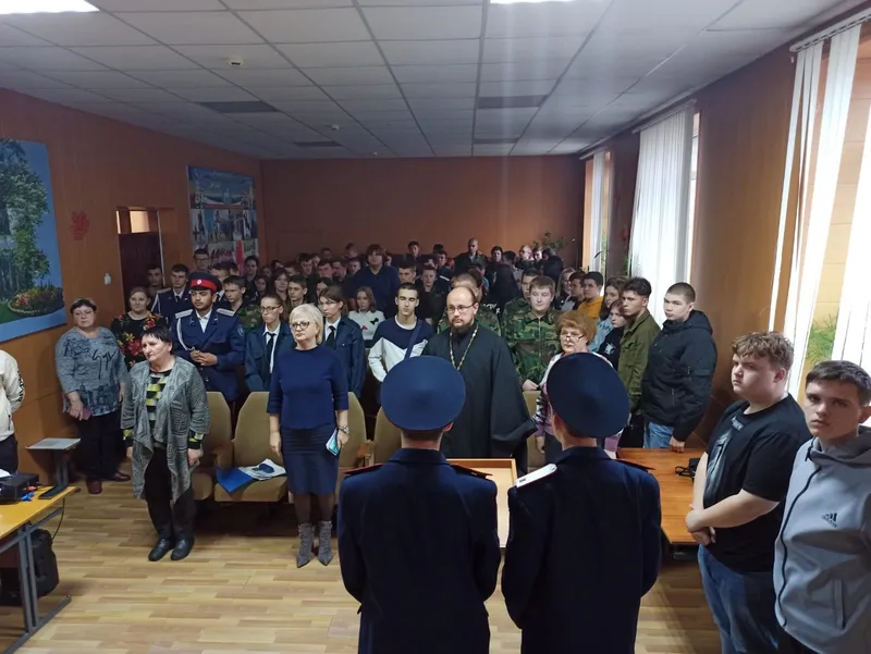 В Миллеровском казачьем кадетском профессиональном техникуме в рамках Димитриевских образовательных чтений работала тематическая секция