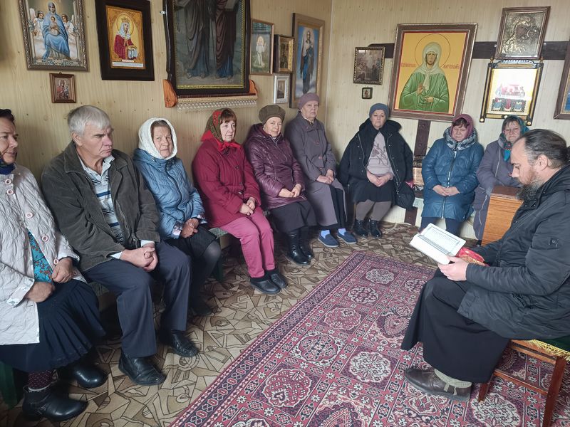 В храме Апостола и Евангелиста Иоанна Богослова села Кутейниково состоялась встреча библейской группы