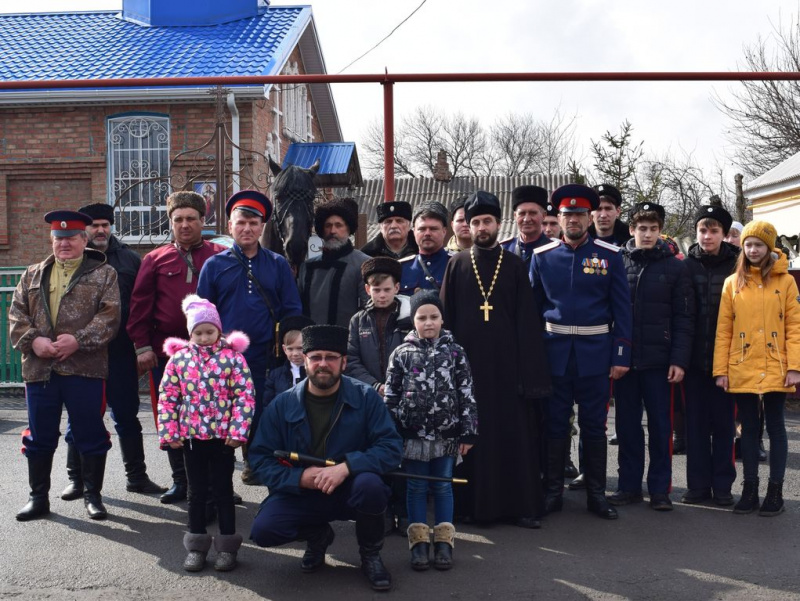 Казаки станицы Староковыльной Нижнедонского Юрта, впервые совершили посажение на коня