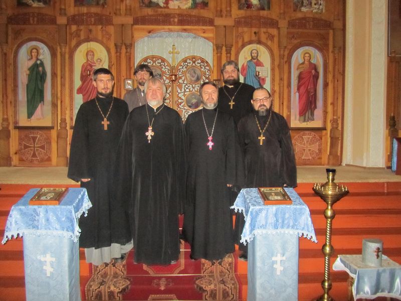 Заседание епархиального Отдела по взаимодействию с казачеством прошло в храме святого равноапостольного князя Владимира храме г. Шахты