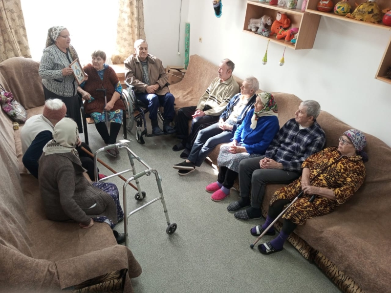 «Покров Пресвятой Богородицы» в доме престарелых поселка Садовый 