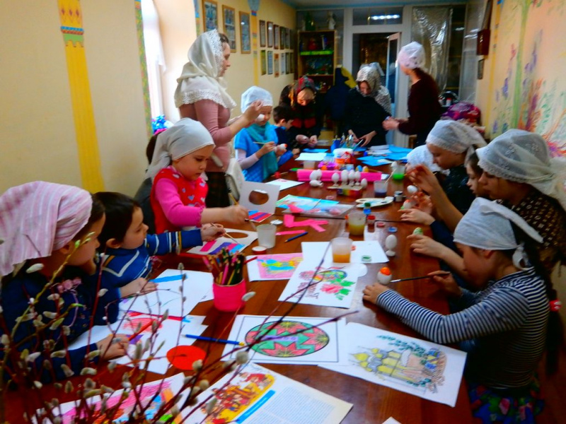 «У истоков праздника Вербного воскресенья» – в воскресной школе «Держава» прошло особенное занятие