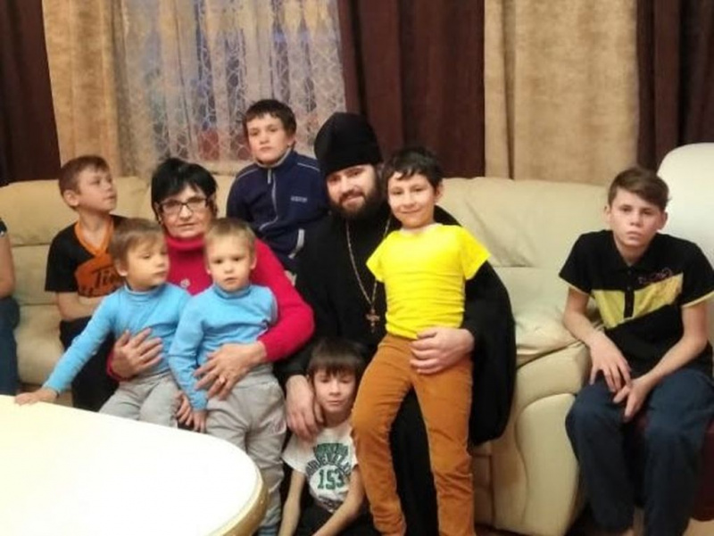 Рождественский визит в семью Музинитовых