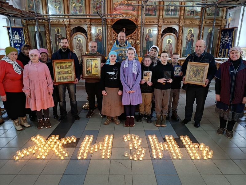 Акция «За ЖИЗНЬ» прошла в храме Донской иконы Божией Матери Новошахтинска