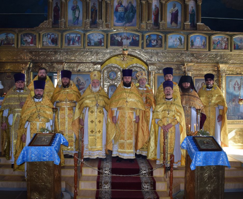 В день Новолетия духовенство Александровск-Грушевского благочиния совершило соборное богослужение