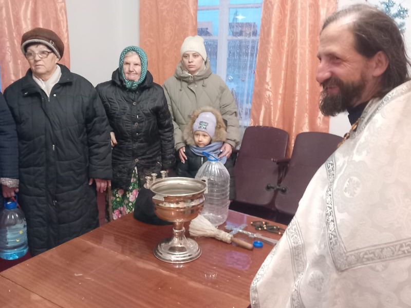 Чин Великого освящения воды в праздник Крещения Господня в станице Владимировской и хуторе Большая Федоровка