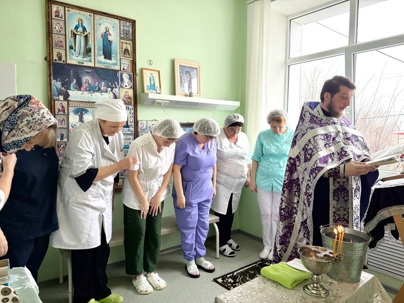 Духовное окормление больницы станицы Боковской