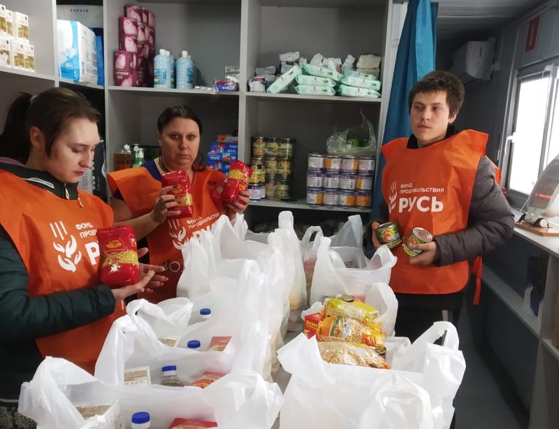 Сотрудничество с региональным Банком еды «Русь»