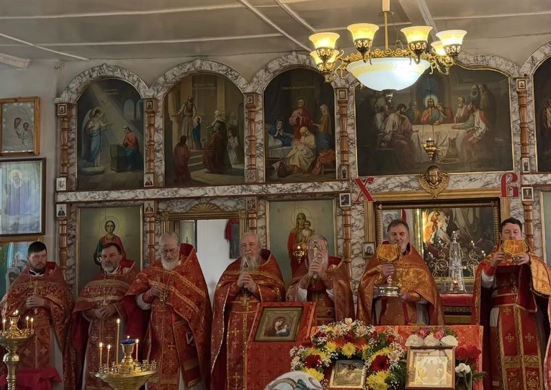 Праздник великомученика Георгия Победоносца в Свято-Никольском храме хутора Тубянского   