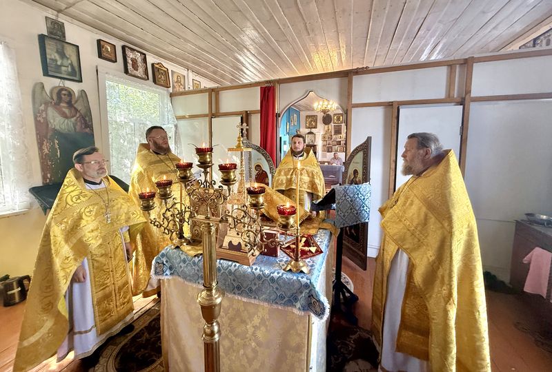 Соборное богослужение в честь праздника церковного новолетия в станице Советской