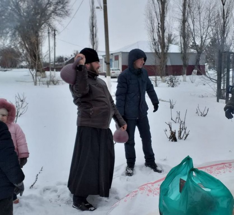 Иерей Сергий Липень принял участие в акции «Будьте как дети»
