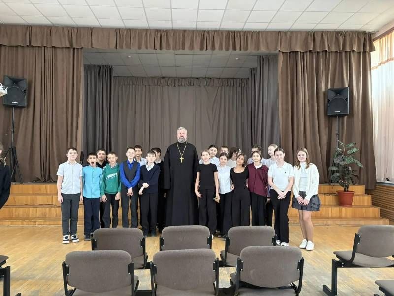 В Каменской школе состоялась душевная беседа о совести          