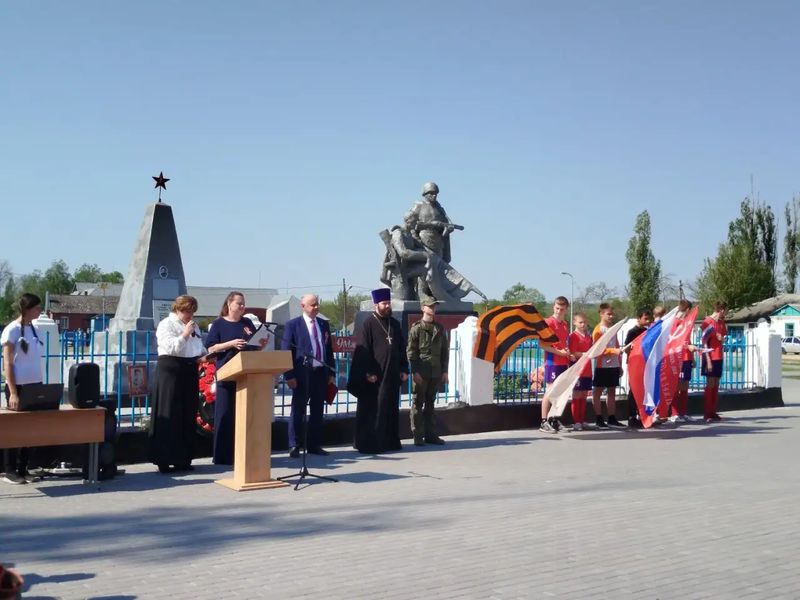 В селе Ольховый Рог прошли праздничные мероприятия в честь Дня Победы