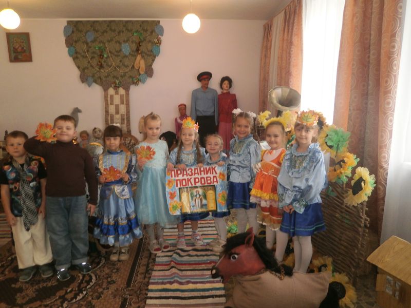 В детском саду №7 прошло занятие «Православный праздник — Покрова Богородицы»