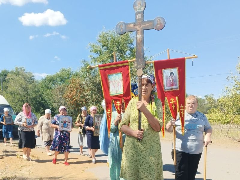 Престольный праздник в храме хутора Талловеров в праздник Успения Пресвятой Богородицы