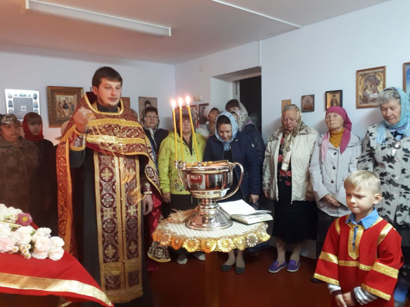 Освящения молельной комнаты в с. Пономаревка