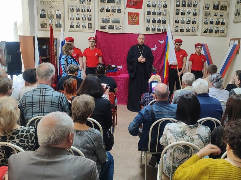 Торжественное открытие Стены Памяти прошло в клубе поселка Несветаевский